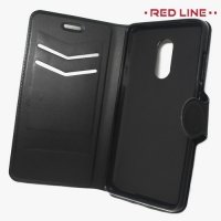 Red Line чехол книжка для Xiaomi Redmi Note 4X - Черный