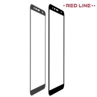Red Line Full Glue 3D стекло для Samsung Galaxy J4 Plus с полным клеевым слоем - Черная рамка