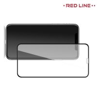 Red Line Full Glue стекло для iPhone XR / iPhone 11 с полным клеевым слоем - Черная рамка