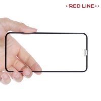 Red Line Full Glue стекло для iPhone XR / iPhone 11 с полным клеевым слоем - Черная рамка