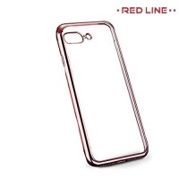 Red Line iBox Blaze силиконовый чехол для iPhone 8 Plus / 7 Plus с металлизированными краями - Розовый
