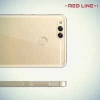 Red Line силиконовый чехол для Huawei Honor 7X - Прозрачный