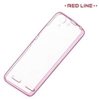 Red Line силиконовый чехол для Lenovo Vibe K5 A6020 / K5 Plus - Розовый