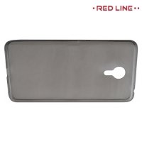 Red Line силиконовый чехол для Meizu M3 Note - Полупрозрачный черный