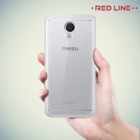 Red Line силиконовый чехол для Meizu m3s mini - Полупрозрачный черный