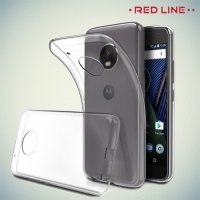 Red Line силиконовый чехол для Motorola Moto C - Прозрачный