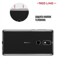 Red Line прозрачный силиконовый чехол для Nokia 6.1 2018