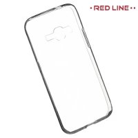 Red Line силиконовый чехол для Samsung Galaxy J1 2016 SM-J120F - Прозрачный