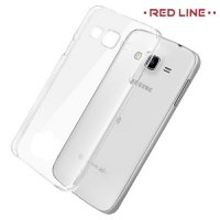 Red Line силиконовый чехол для Samsung Galaxy J3 2016 SM-J320F - Прозрачный