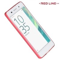 Red Line силиконовый чехол для Sony Xperia E5 F3311 - Полупрозрачный красный