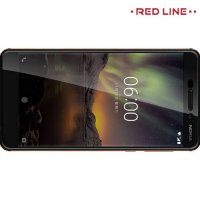 Red Line Закаленное защитное стекло для Nokia 3.1 Plus - черный
