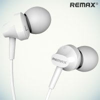 Remax RM-501 Наушники гарнитура с микрофоном -  Белые