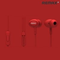 Remax RM-515 наушники гарнитура с микрофоном – Красный