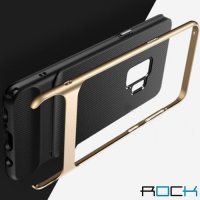 ROCK Royce Series Гибридный двухкомпонентный защитный чехол для Samsung Galaxy S9 - Черный