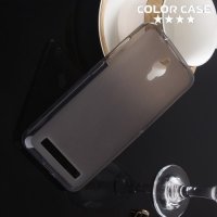 Силиконовый чехол для ASUS ZenFone Go ZC500TG - Матовый Черный