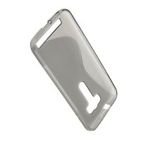 Силиконовый чехол для ASUS ZenFone Selfie ZD551KL - S-образный Серый