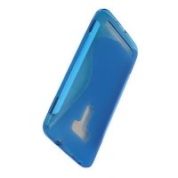 Силиконовый чехол для ASUS ZenFone Selfie ZD551KL - S-образный Синий