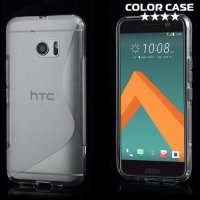 Силиконовый чехол для HTC 10 / 10 Lifestyle - S-образный Прозрачный