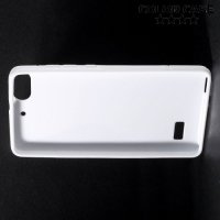 Силиконовый чехол для Huawei Honor 4C - S-образный Белый