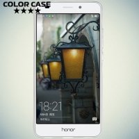 Силиконовый чехол для Huawei Honor 5C - Полупрозрачный черный