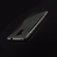 Силиконовый чехол для Huawei Honor 5C - S-образный Черный