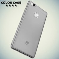 Тонкий силиконовый чехол для Huawei P9 lite - Серый