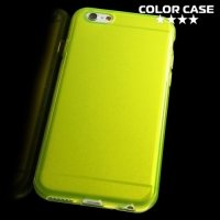 Силиконовый чехол для iPhone 6S / 6 - Глянцевый Желтый