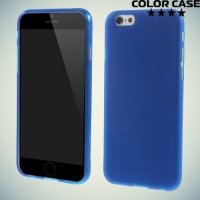 Силиконовый чехол для iPhone 6S / 6 - Матовый Синий