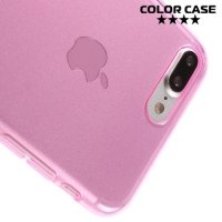 Силиконовый чехол для iPhone 8 Plus / 7 Plus - Глянцевый Розовый