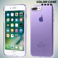 Силиконовый чехол для iPhone 8 Plus / 7 Plus - Глянцевый Фиолетовый