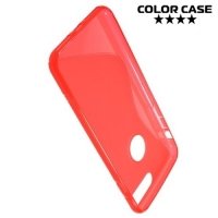 Силиконовый чехол для iPhone 8 Plus / 7 Plus - S-образный Красный
