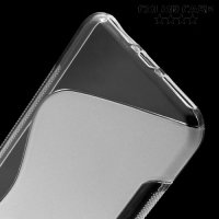 Силиконовый чехол для iPhone 8 Plus / 7 Plus - S-образный Прозрачный