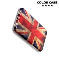Силиконовый чехол для iPhone 8/7 - с рисунком Британский флаг