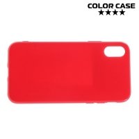 Силиконовый чехол для iPhone 8 - Глянцевый Красный