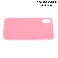 Силиконовый чехол для iPhone 8 - Глянцевый Розовый