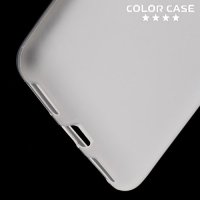 Силиконовый чехол для Lenovo K6 Note - Матовый Белый