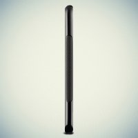 Силиконовый чехол для LG K10 K410 - S-образный Черный