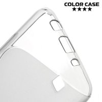 Силиконовый чехол для LG K7 X210ds - S-образный Серый