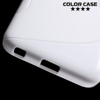 Силиконовый чехол для LG Nexus 5X - S-образный Белый