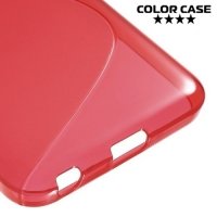 Силиконовый чехол для LG Nexus 5X - S-образный Красный