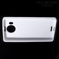 Силиконовый чехол для Microsoft Lumia 950 XL - S-образный Белый