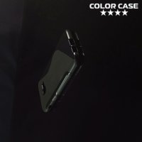 Силиконовый чехол для Samsung Galaxy A5 2017 SM-A520F - S-образный Черный