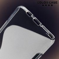 Силиконовый чехол для Samsung Galaxy Note 5 - S-образный Прозрачный