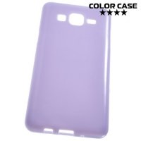 Силиконовый чехол для Samsung Galaxy On5 - Глянцевый Фиолетовый