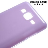 Силиконовый чехол для Samsung Galaxy On5 - Глянцевый Фиолетовый