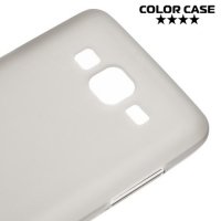 Силиконовый чехол для Samsung Galaxy On5 - Матовый Серый