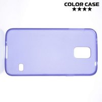 Силиконовый чехол для Samsung Galaxy S5 - Матовый Фиолетовый