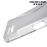 Силиконовый чехол для Sony Xperia X Compact - S-образный Серый
