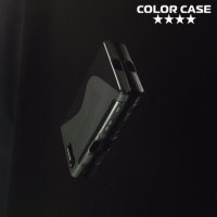 Силиконовый чехол для Sony Xperia X Compact - S-образный Черный