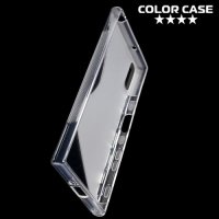 Силиконовый чехол для Sony Xperia XZ / XZs - S-образный Прозрачный